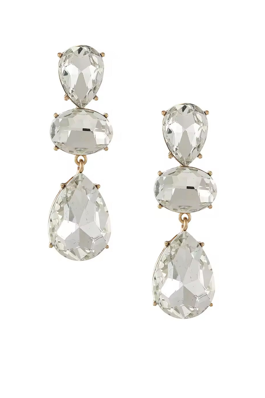 Vionisse Σκουλαρίκια με Κρύσταλλα | Vionisse Crystal Drop Earrings Oorbellen met Kristallen Ohrringe mit Kristallen