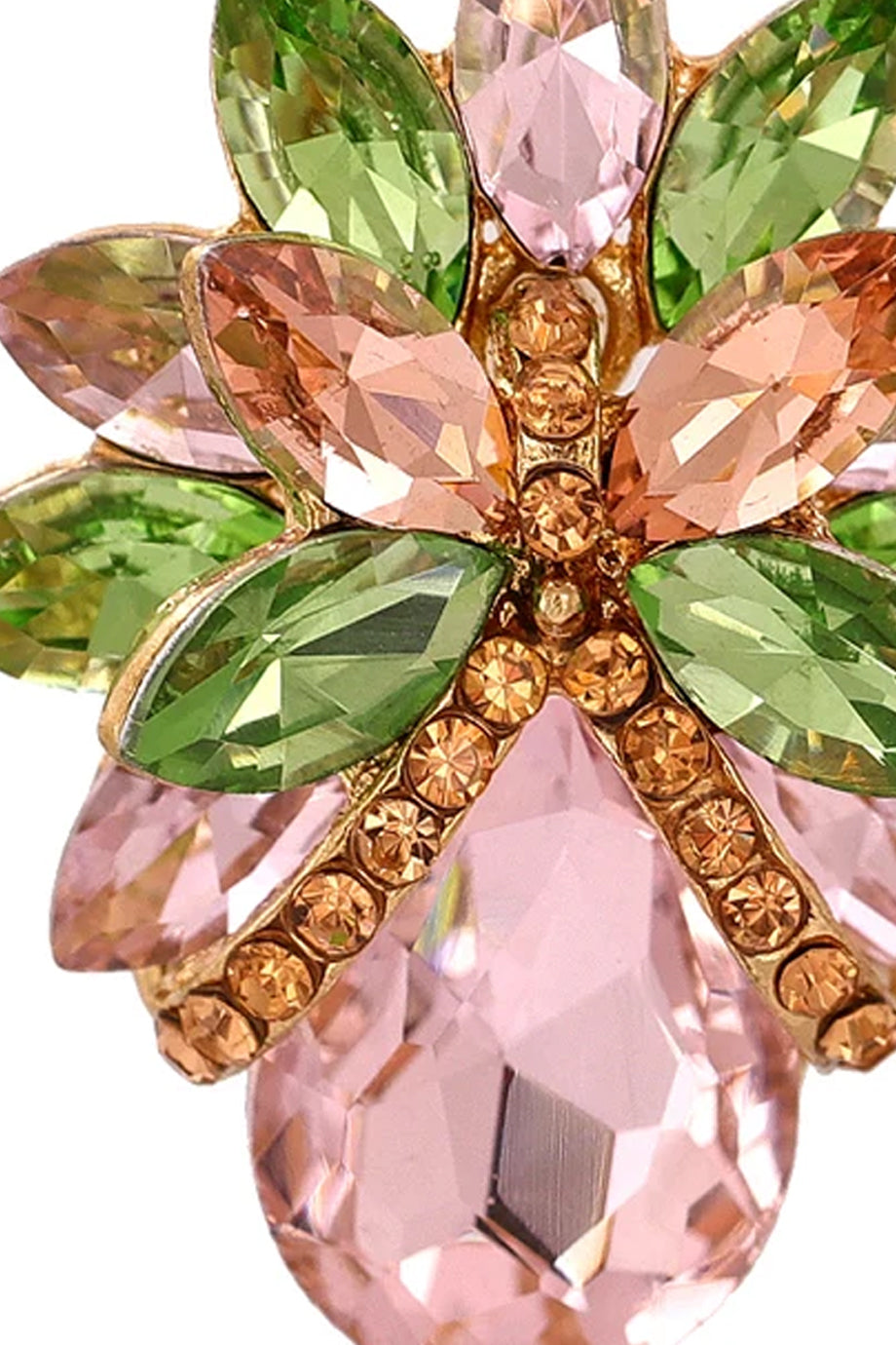 Verona Blossom Σκουλαρίκια με Κρύσταλλα | Σκουλαρίκια - Earrings | Verona Blossom Crystal Drop Earrings Oorbellen met Kristallen Ohrringe mit Kristallen