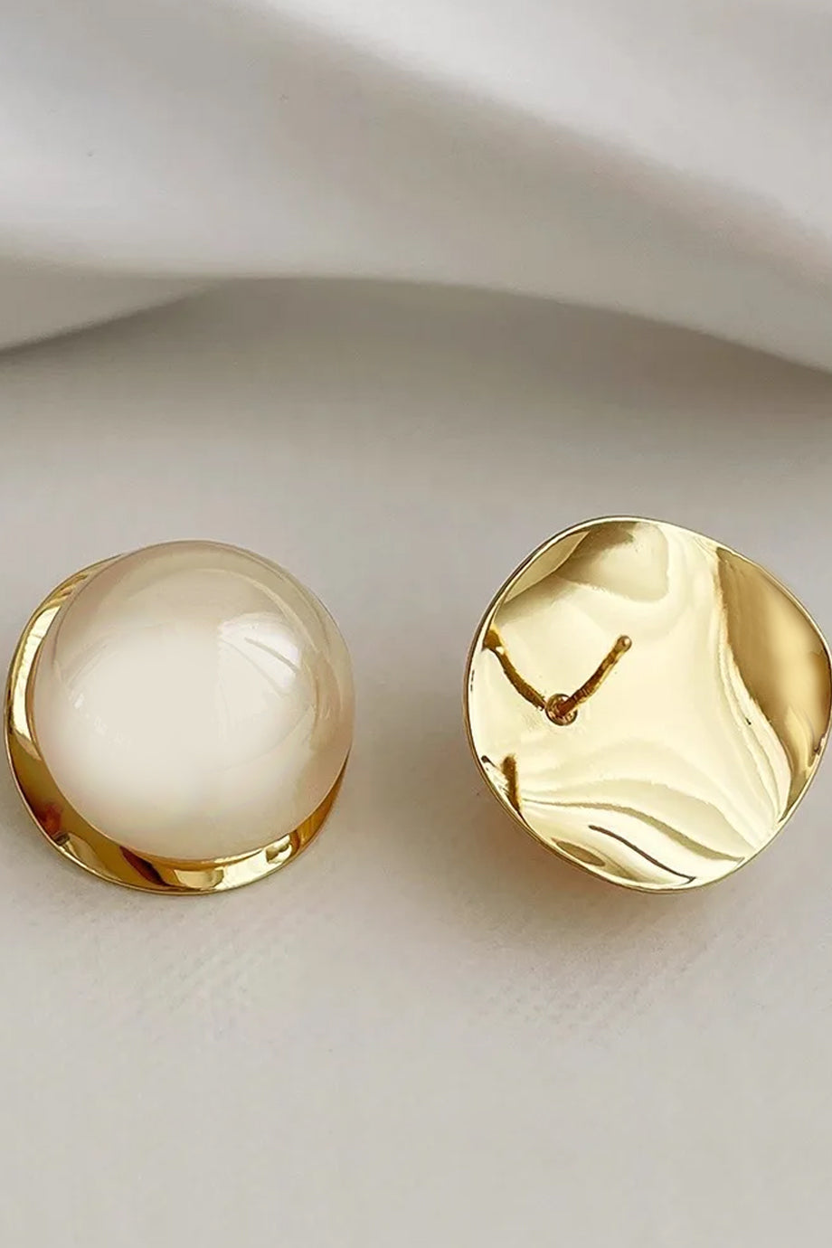 Aurette Dome Σκουλαρίκια με Πέρλες | Κοσμήματα - Σκουλαρίκια Earrings | Aurette Dome Pearl Earrings