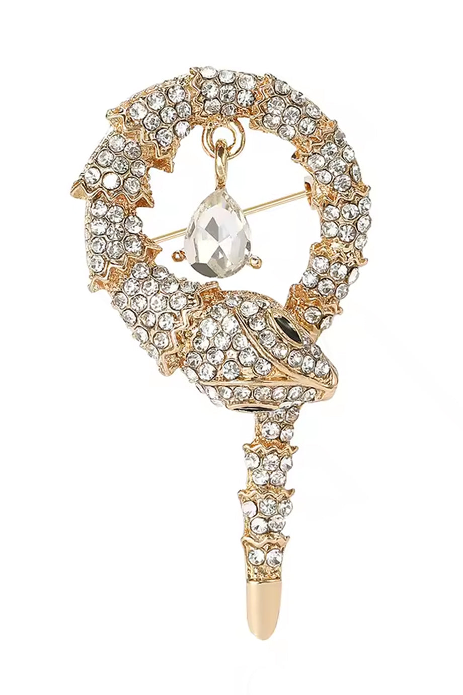Ophira Καρφίτσα Φίδι με Κρύσταλλα | Καρφίτσες Pins Brooches | Ophira Crystal Snake Brooch