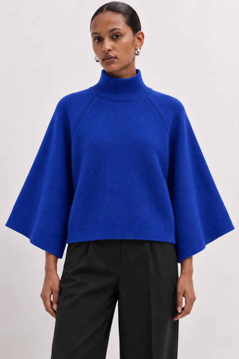 Cobalt Cocoon Πλεκτό Πουλόβερ με Ζιβάγκο | Τοπ, Μπλούζες Knits Knitwear| Cobalt Cocoon Turtleneck Sweater