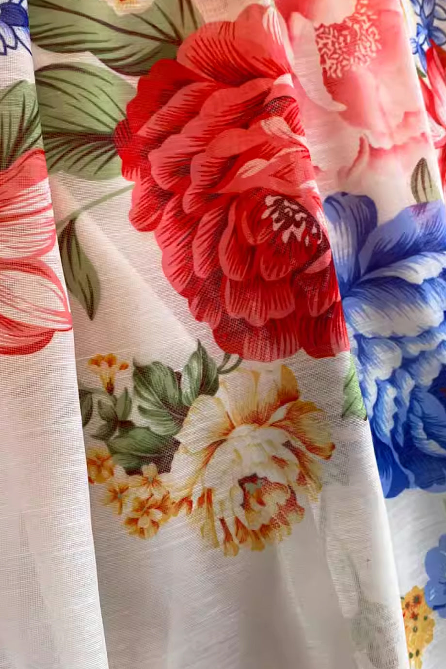 Daisela Multicolor Floral Print Dress