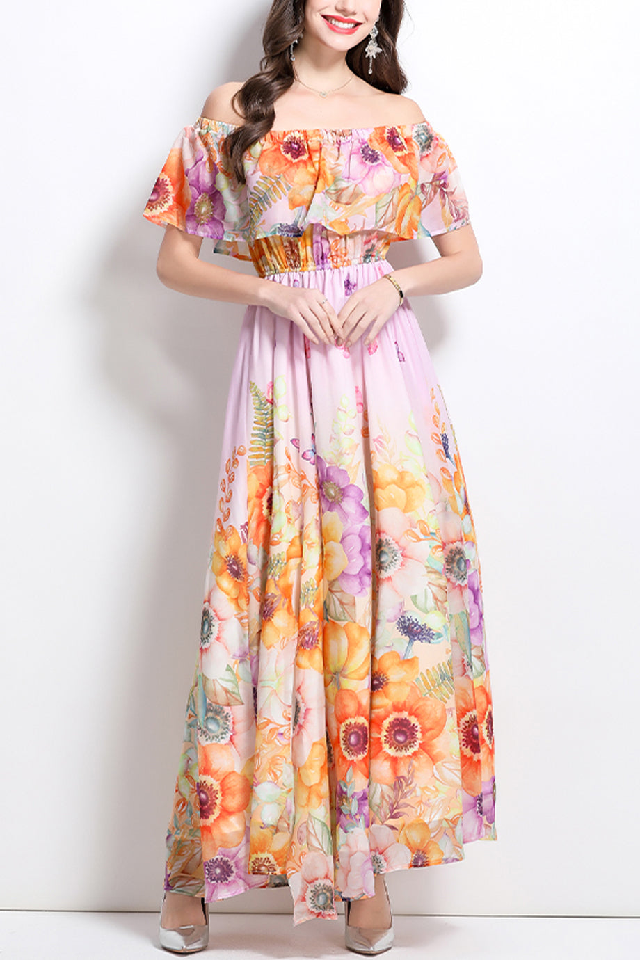 Blossomia Πολύχρωμο Φλοράλ Φόρεμα | Φορέματα - Dresses | Blossomia Multicolor Floral Dress