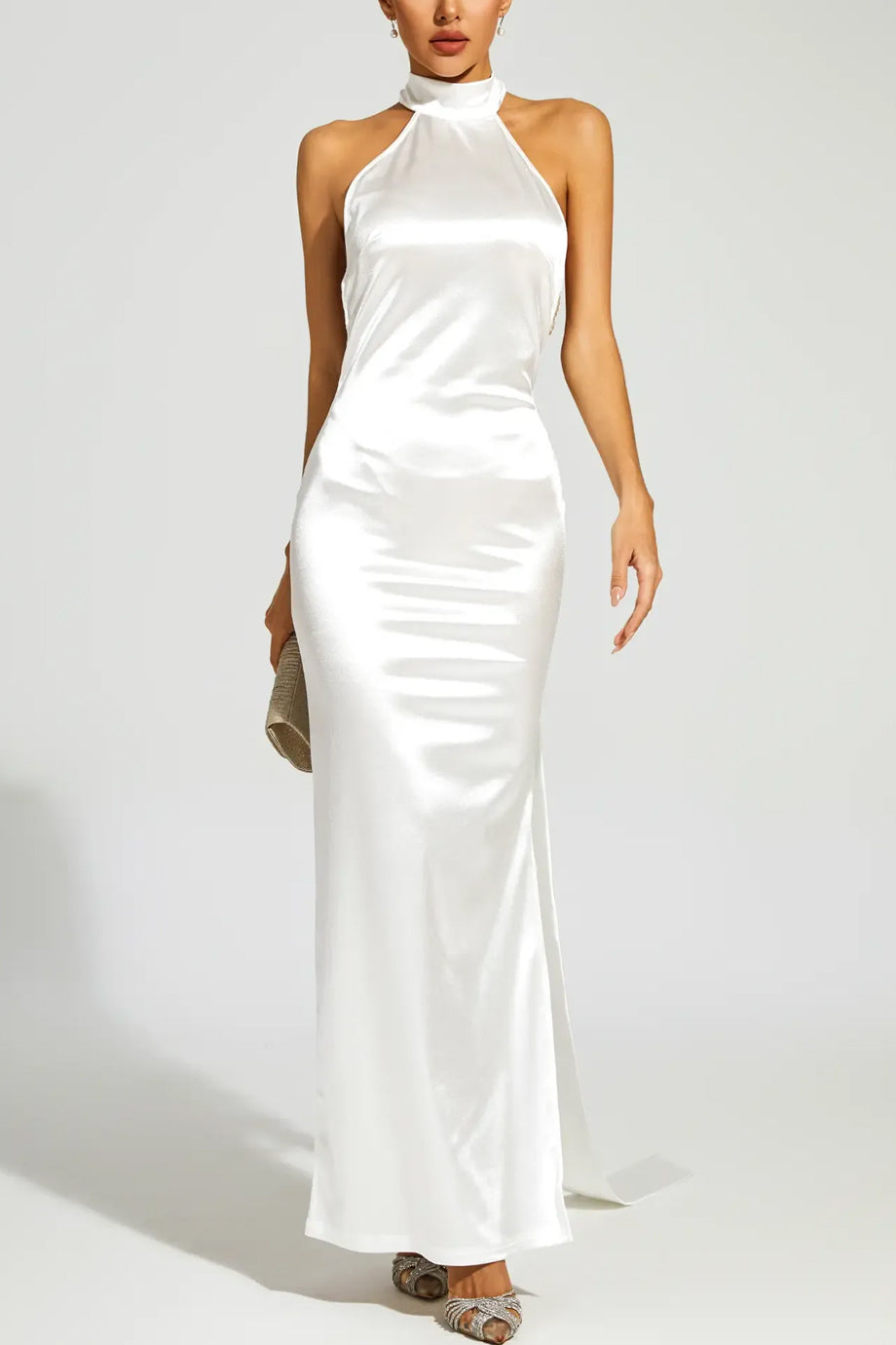 Simone Λευκό Εξώπλατο Φόρεμα | Φορέματα - Dresses | Simone White Backless Dress