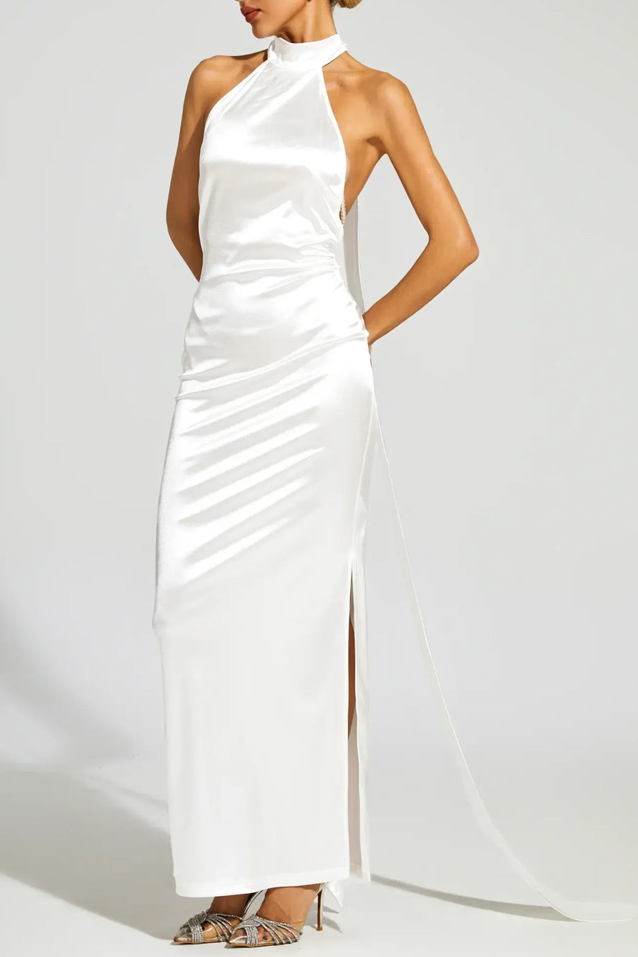 Simone Λευκό Εξώπλατο Φόρεμα | Φορέματα - Dresses | Simone White Backless Dress