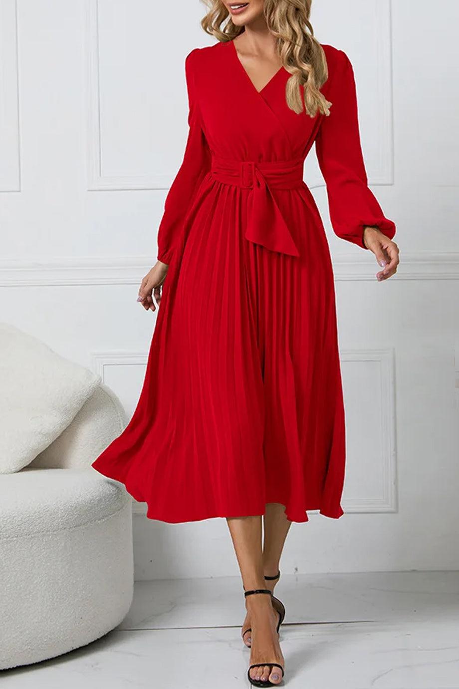 Vionelle Πλισέ Midi Φόρεμα | Φορέματα - Dresses | Vionelle Pleated Midi Dress