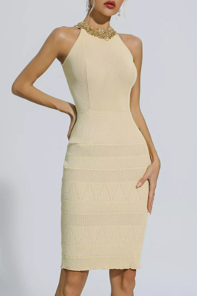 Eliowa Knit Lace Dress