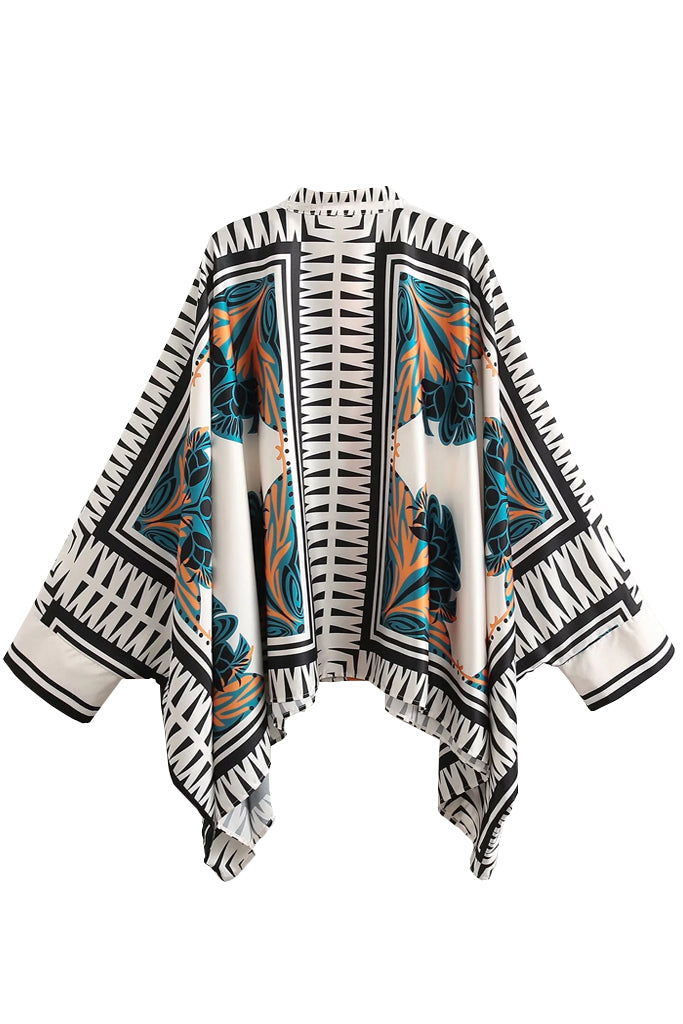 Ulani Μακριά Πουκαμίσα και Παντελόνα Σετ | Γυναικεία Ρούχα - Σετ | Ulani Printed Shirt and Pants Set