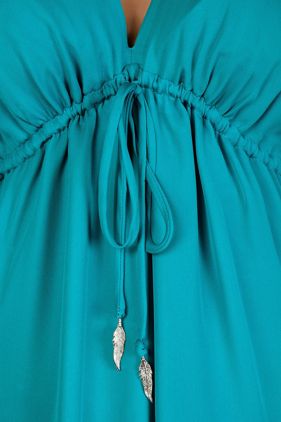 Τιρκουάζ Μεταξωτό Φόρεμα | Φορέματα - Alice & Trixie