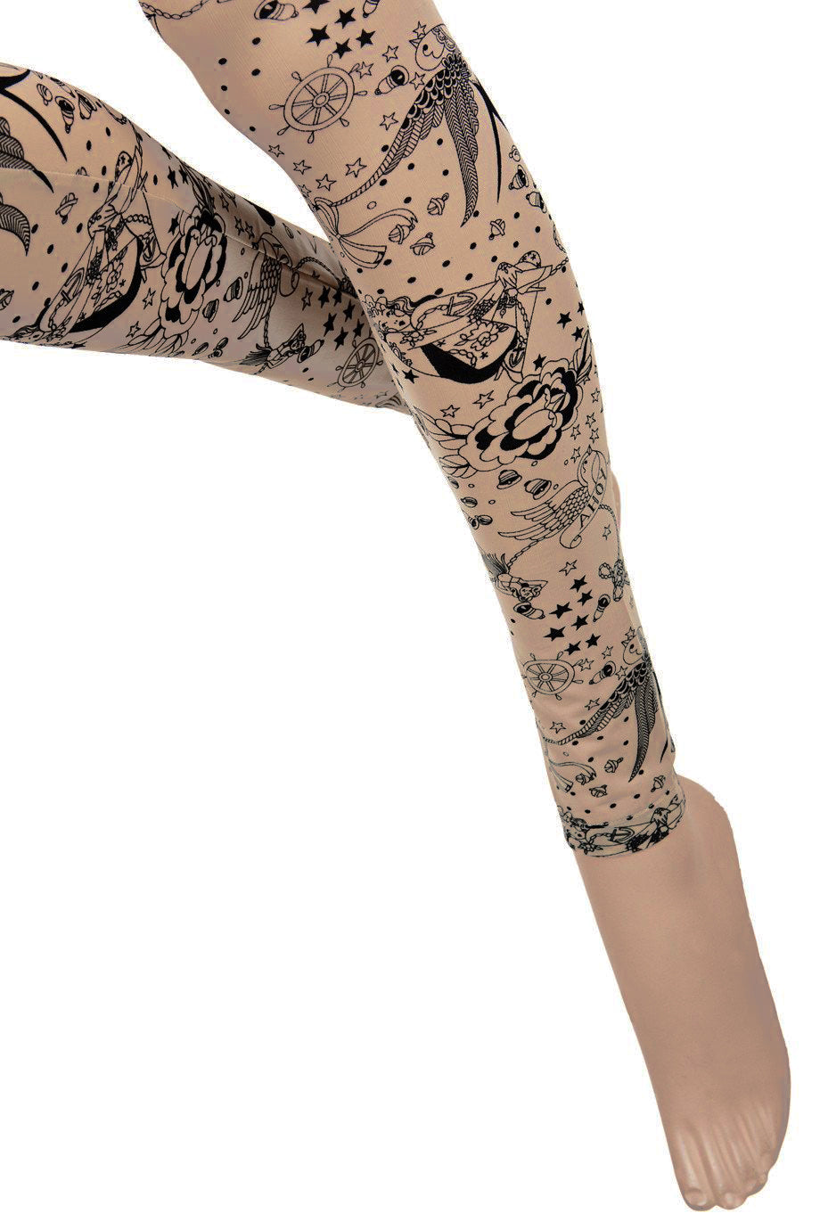 AHOY Tights with Tattoo design