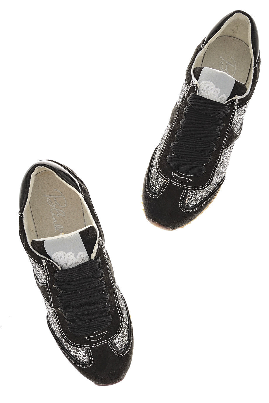 Μαύρα Αθλητικά με Glitter - Blink | Γυναικεία Παπούτσια