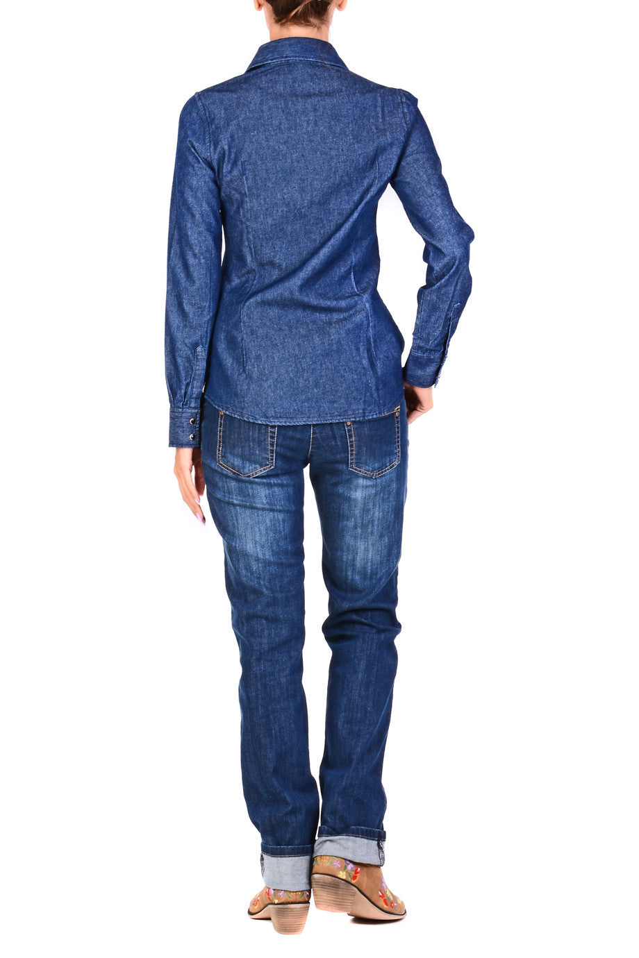 CARLOS MIELE DENIM Tζιν Πουκάμισο