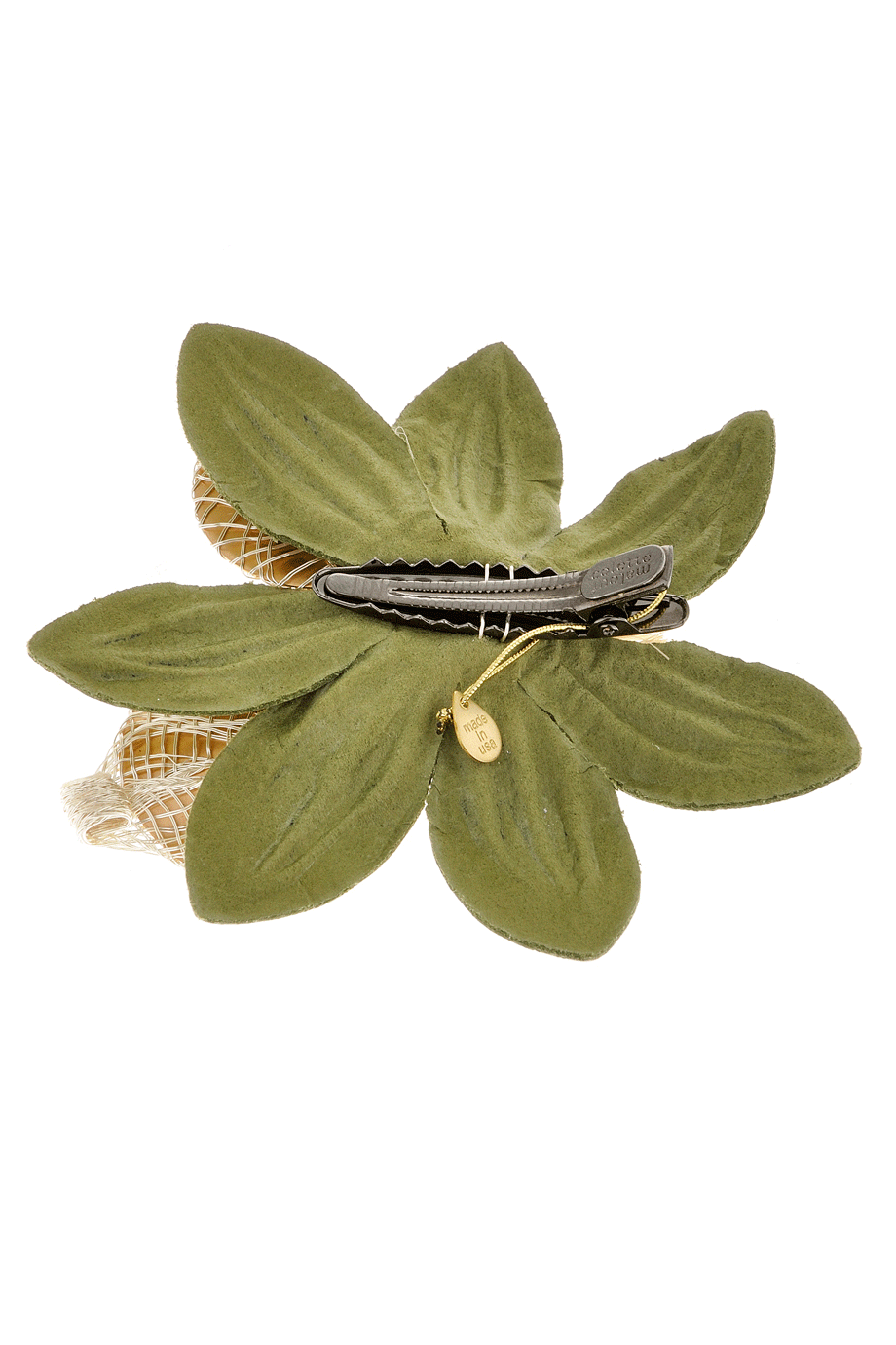 GILDED LILY Bone with Flower