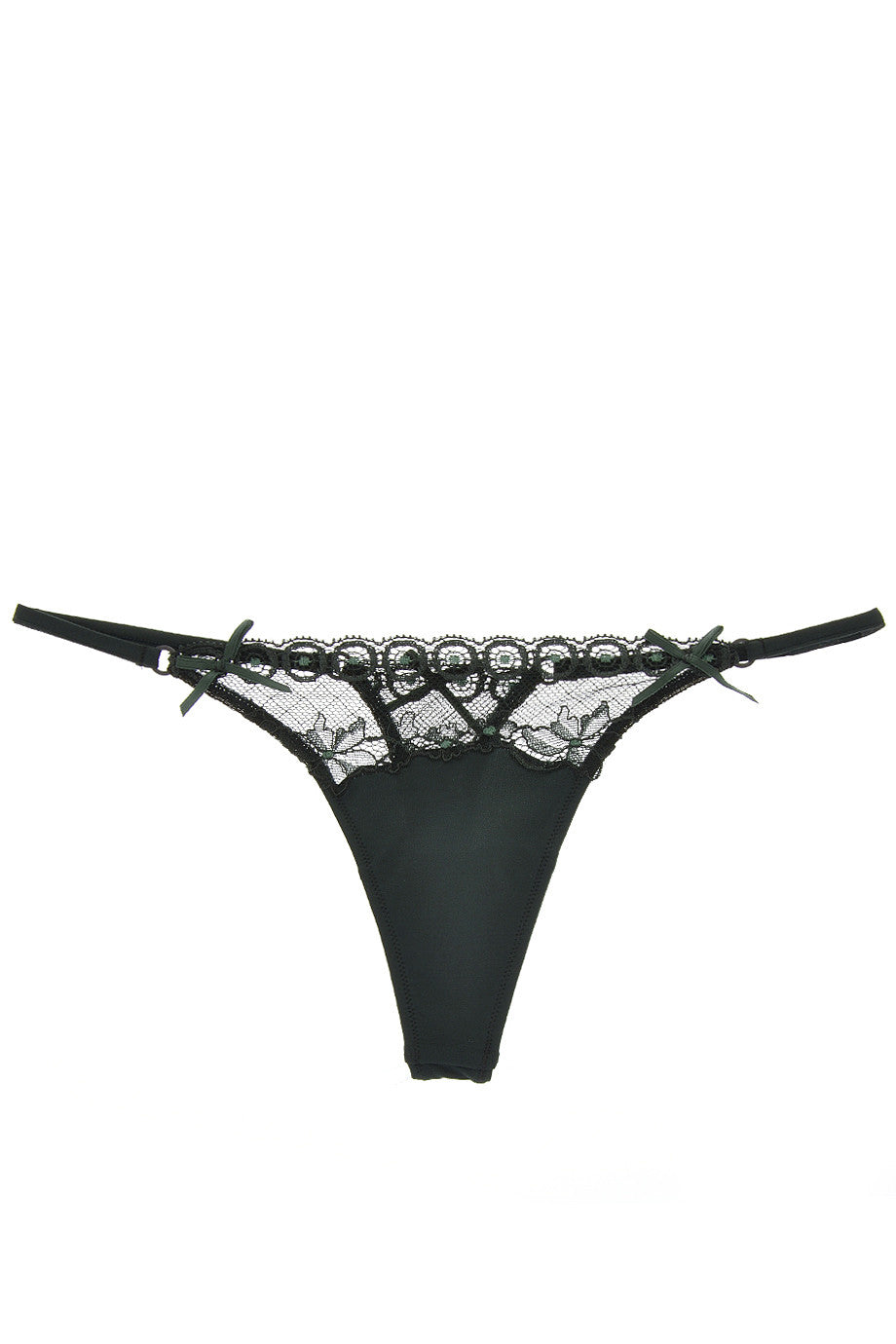 Σκούρο Πράσινο Σέξυ Στρινγκ - Cotton Club | Γυναικεία Εσώρουχα
