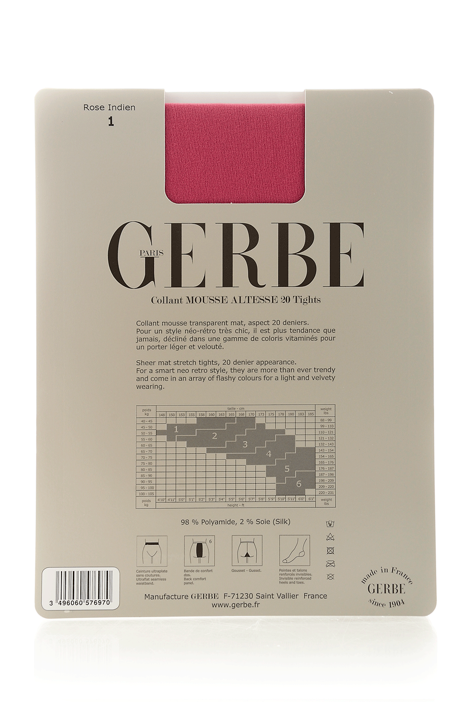 GERBE MOUSSE ALTESSE 20 Μπεζ Διαφανές Καλσόν