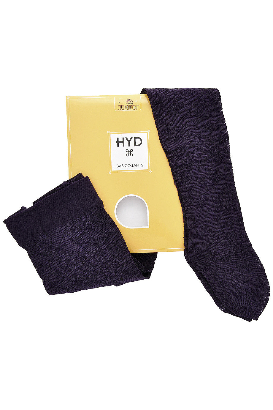 HYD NICE Μοβ Καλσόν με Σχέδιο