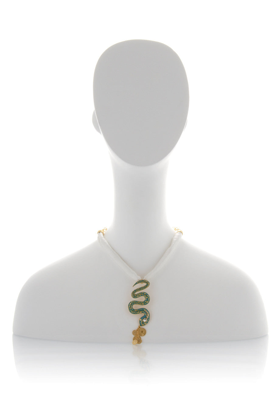 Χρυσό Μενταγιόν με Φίδι - Isharya | Κοσμήματα