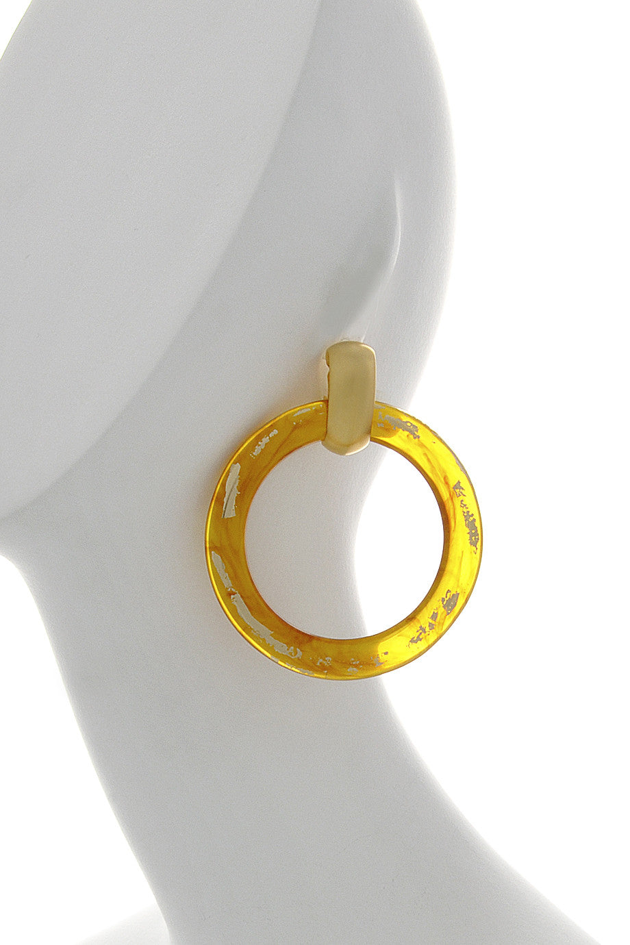 Επίχρυσα Σκουλαρίκια με Ταρταρούγα - Kenneth Jay Lane | Κοσμήματα