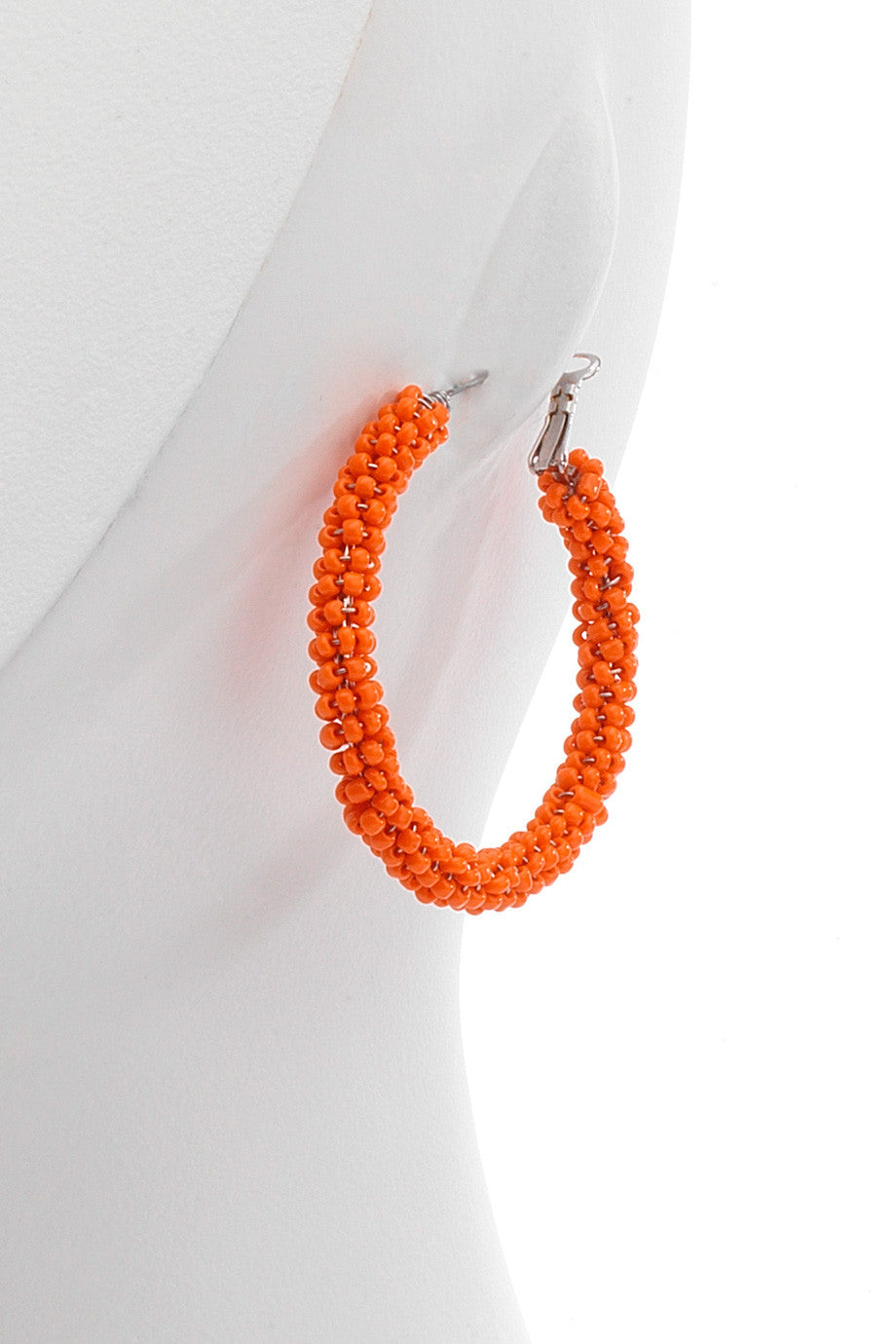 Κοραλλί Σκουλαρίκια Κρίκοι - Kenneth Jay Lane | Κοσμήματα