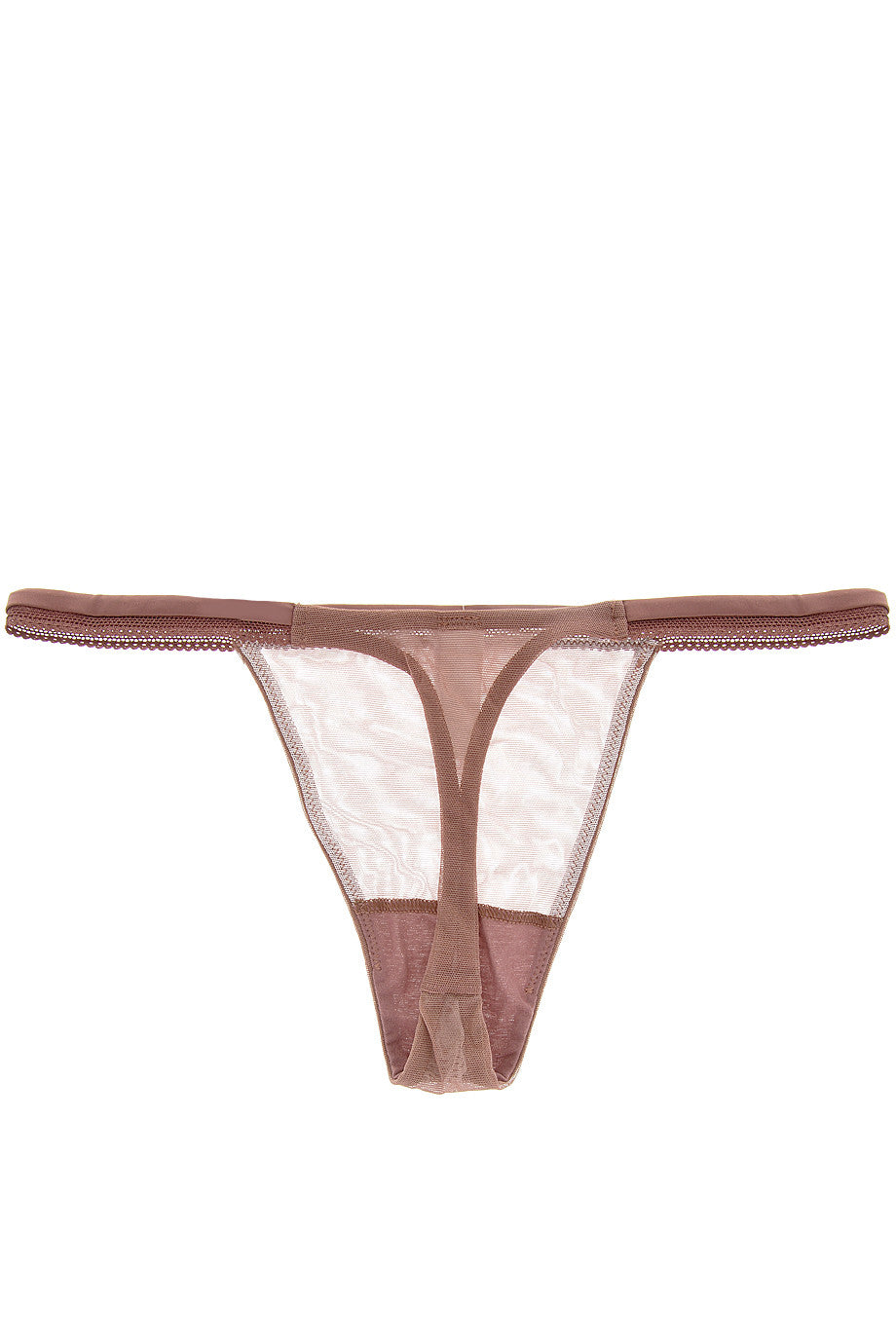 Ροζ Καφέ Διάφανο Στρινγκ - La Perla | Γυναικεία Εσώρουχα