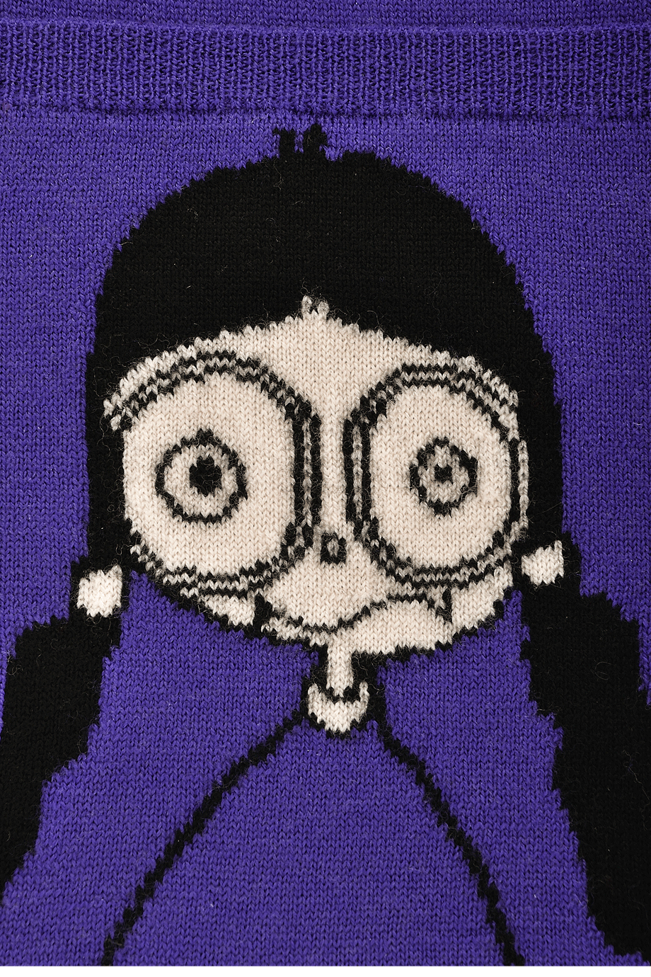 MISS MARC Purple Wool Scarf