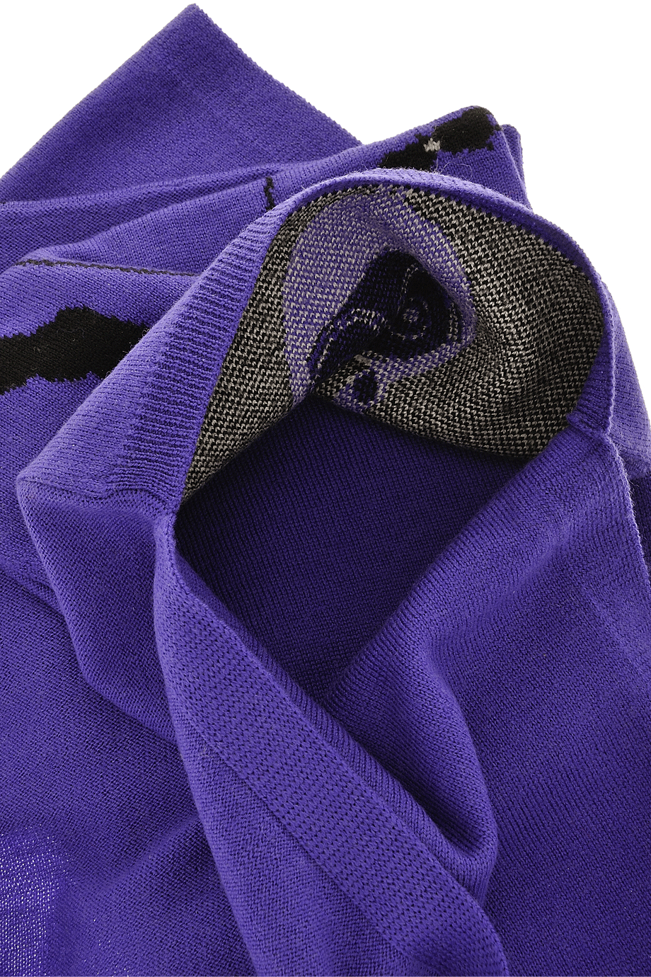 MISS MARC Purple Wool Scarf