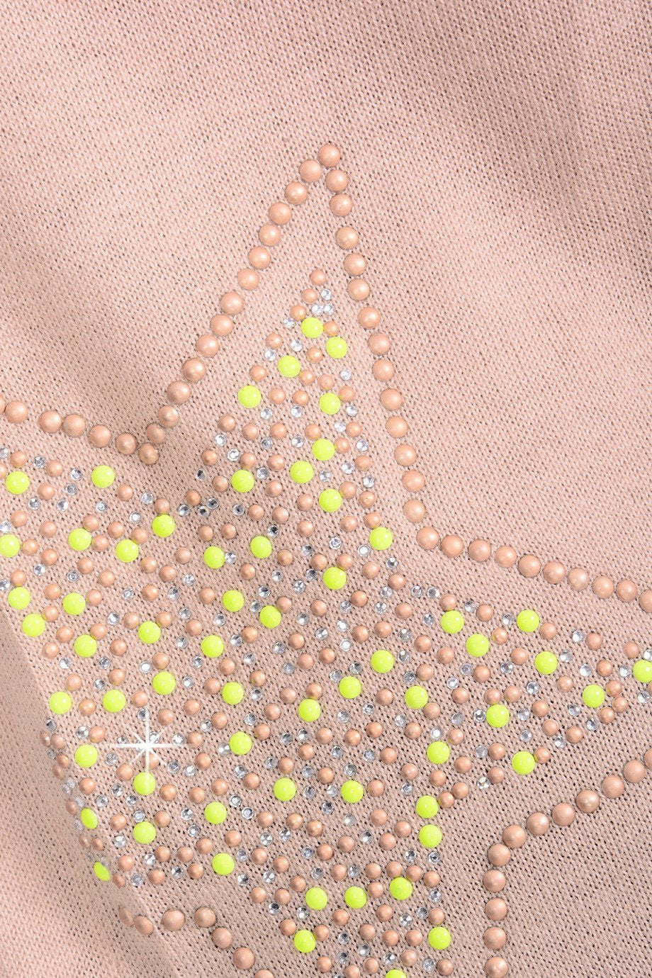 Σομόν Πουλόβερ με Κρύσταλλα | Γυναικεία Ρούχα - Πουλόβερ - Μπλούζες - Misty Interdee