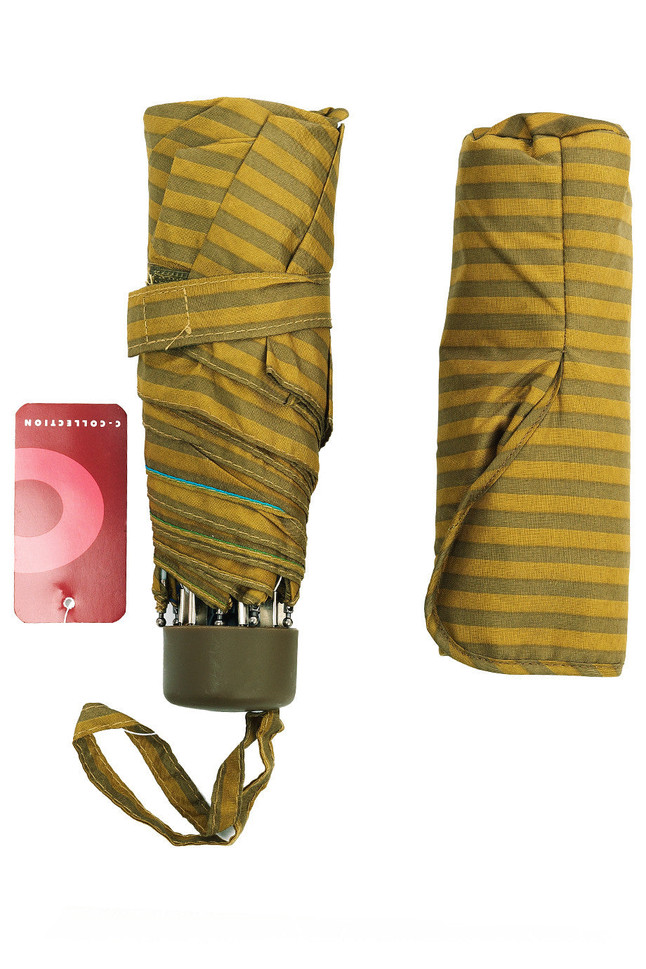 Λαδί Ριγέ Ομπρέλα - Morellini | Γυναικείες Ομπρέλες