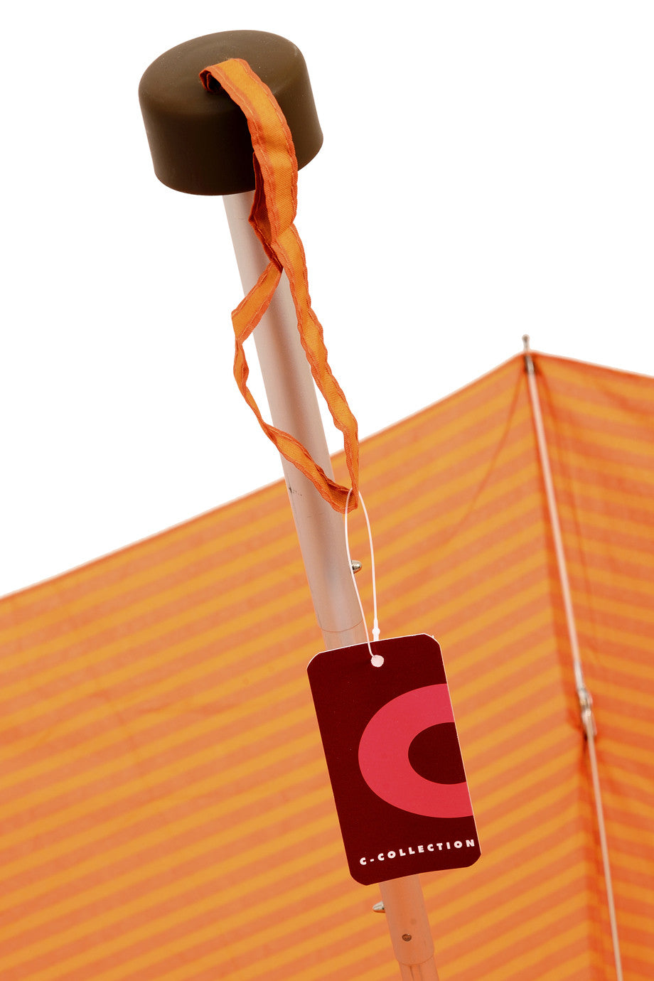 Πορτοκαλί Ριγέ Ομπρέλα - Morellini | Γυναικείες Ομπρέλες