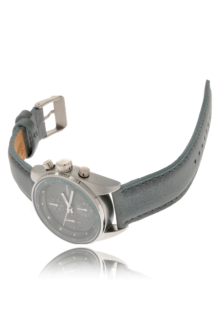 C3787 Gray Leather Watch