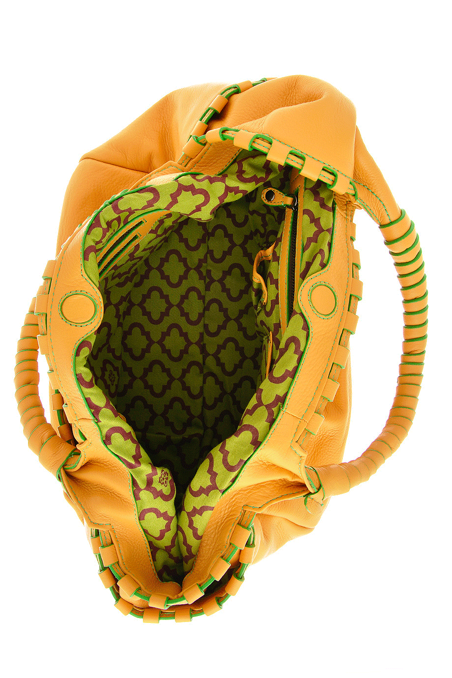 Alston Yellow Leather Bag