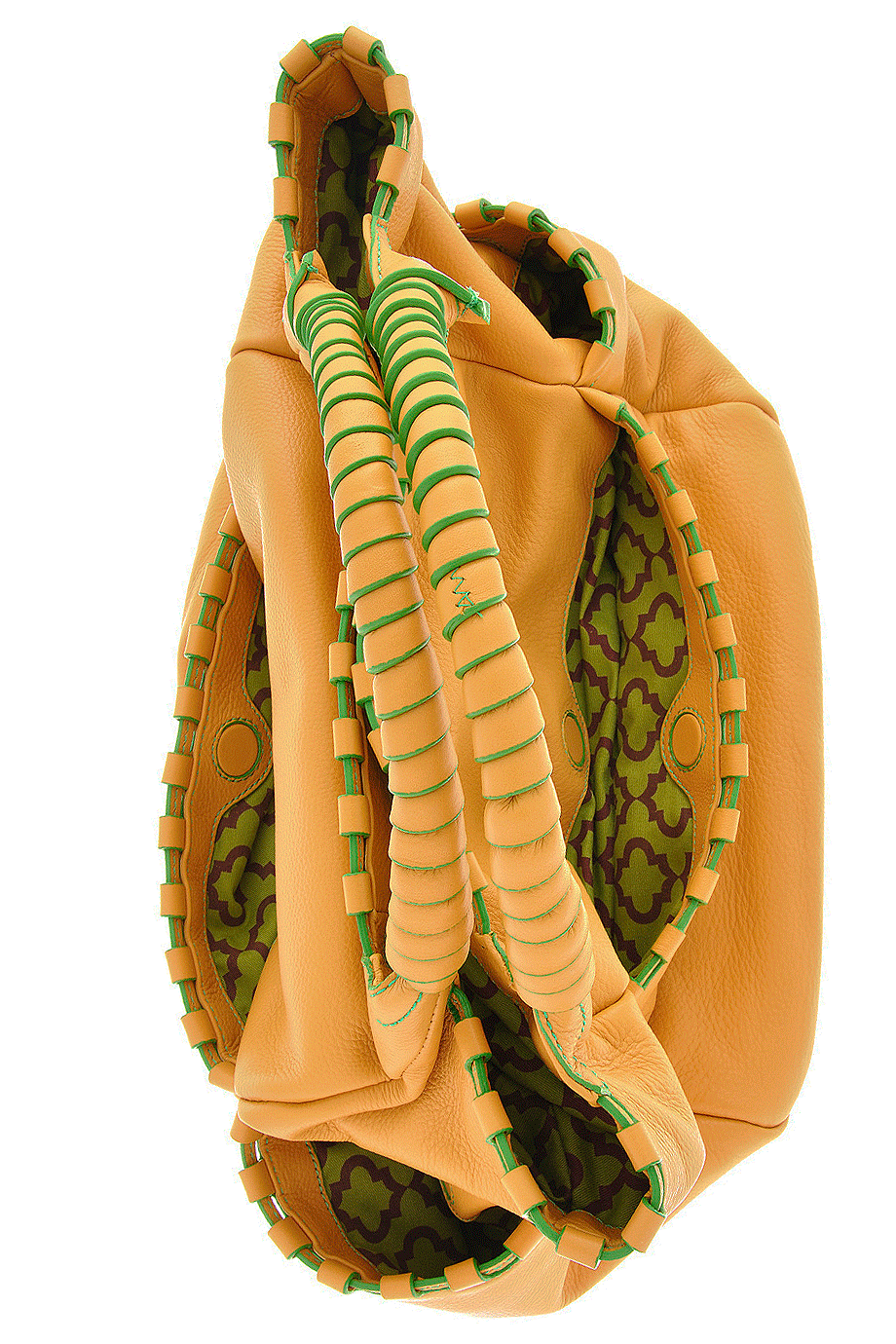 Alston Yellow Leather Bag