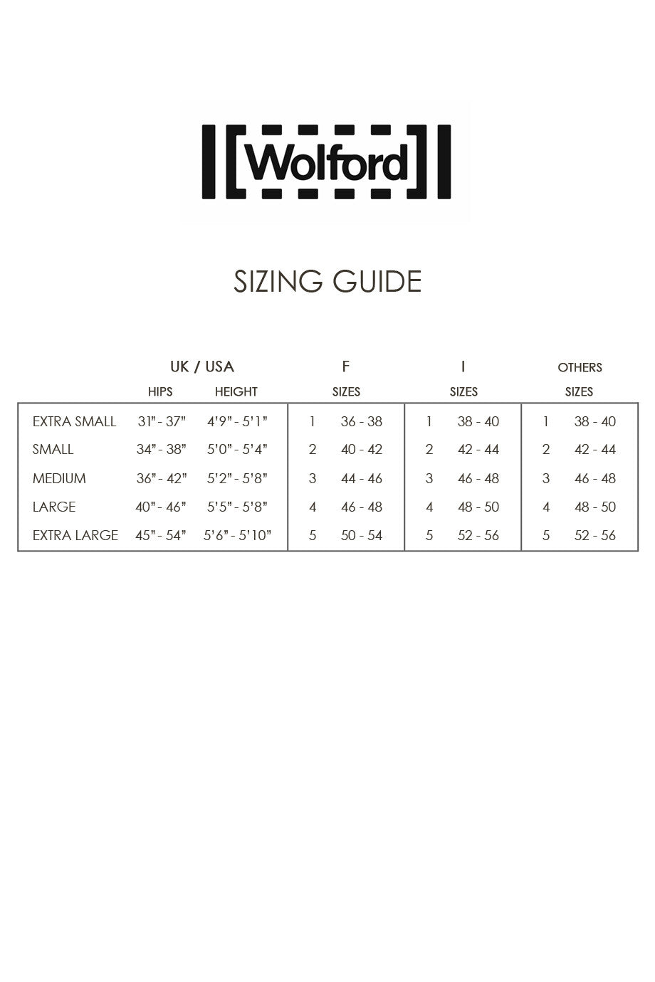 WOLFORD BOOGIE Μαύρο Καλσόν Ριγέ Σχέδιο