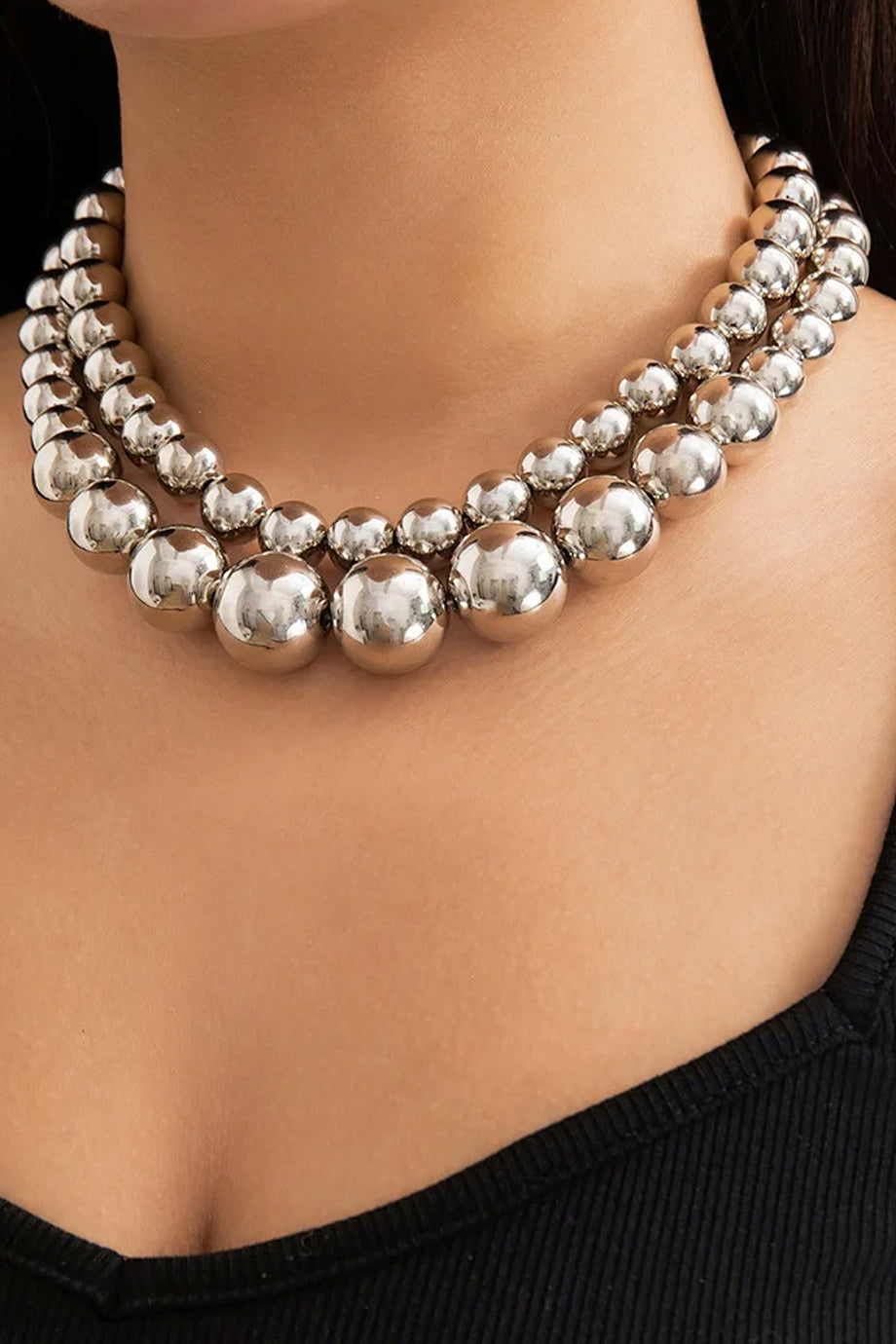 Virelia Διπλό Κολιέ με Πέρλες (Σετ) | Κοσμήματα - Κολιέ Jewelry Necklaces | Virelia Double Beaded Necklace (Set)