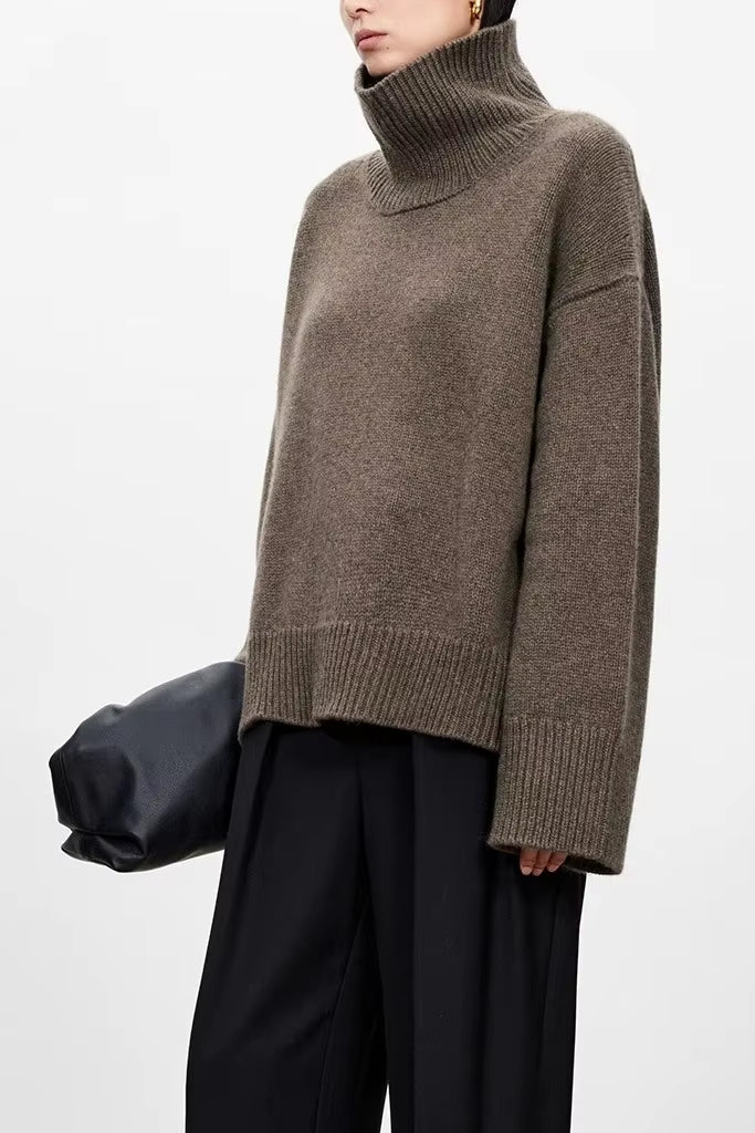 Lotus Πουλόβερ με Ζιβάγκο | Πουλόβερ Πλεκτά Knitwear| Lotus Oversized Turtleneck Sweater