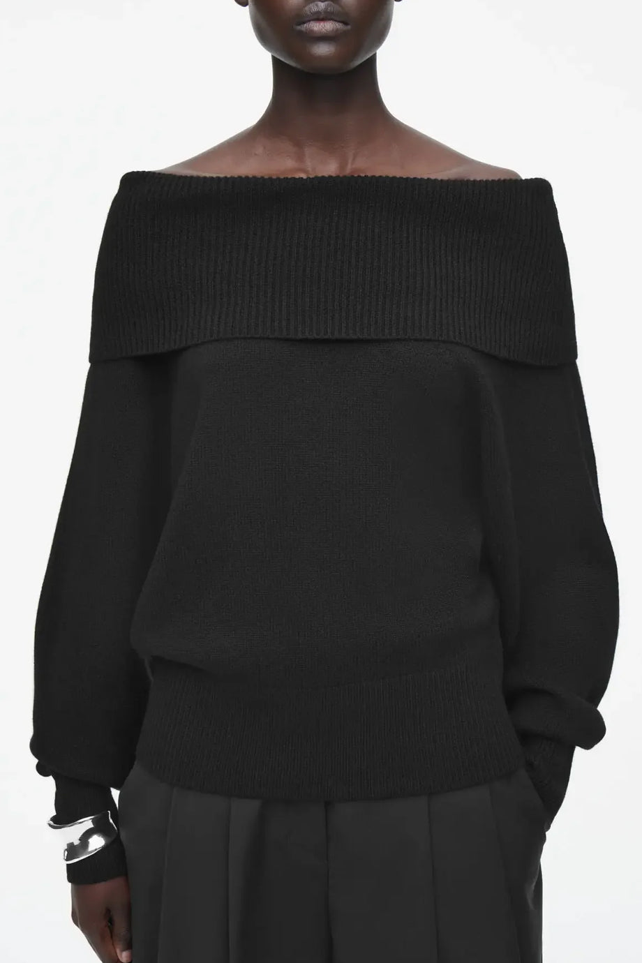 Violette Μπλούζα με Παρτούς Ώμους | Τοπ, Μπλούζες Knits Knitwear| Violette Off-Shoulder Knit Top