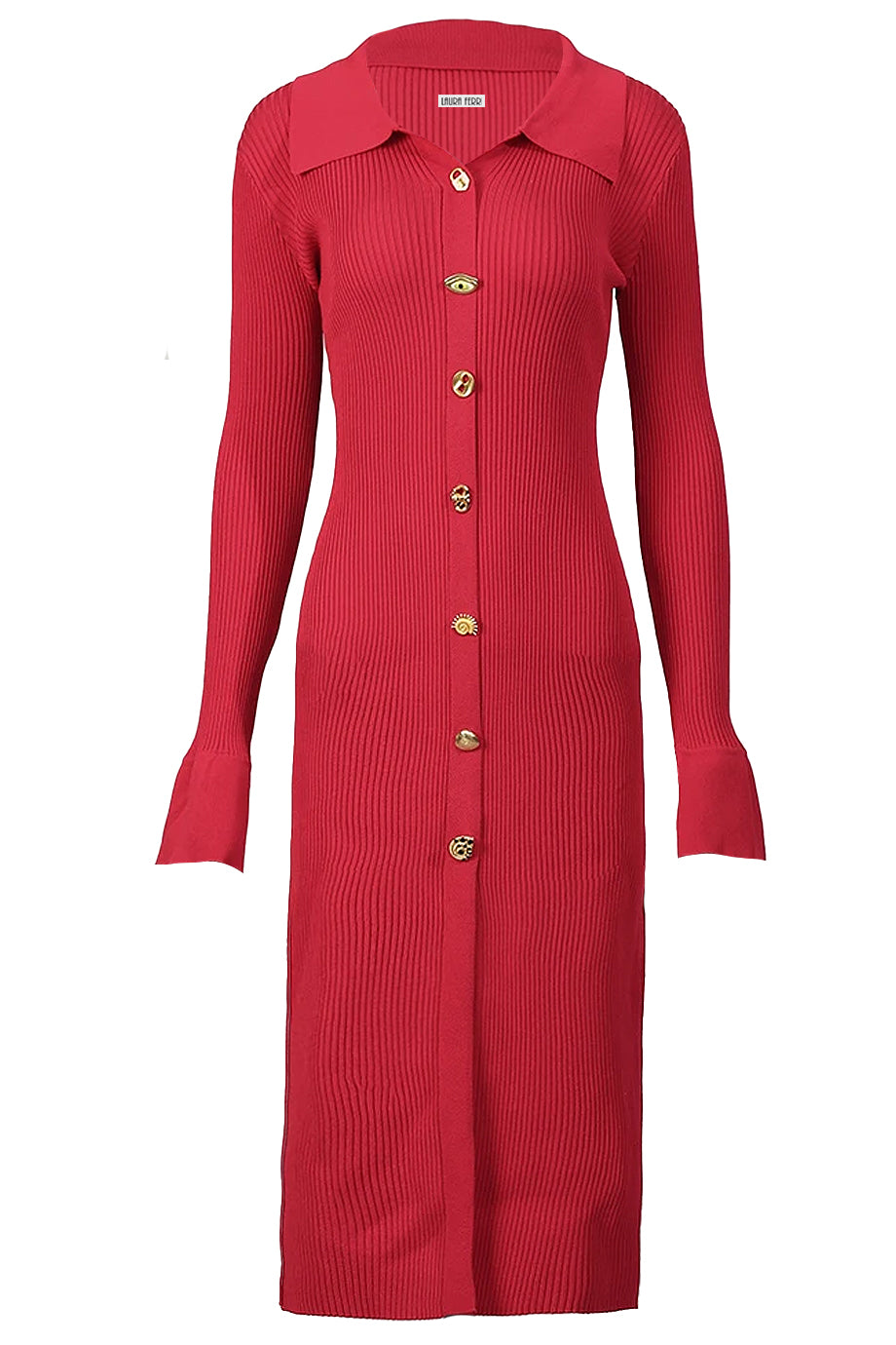 Celinea Midi Πλεκτό Φόρεμα | Φορέματα - Dresses | Celinea Ribbed Midi Dress Kleid Vestido Abito Jurk