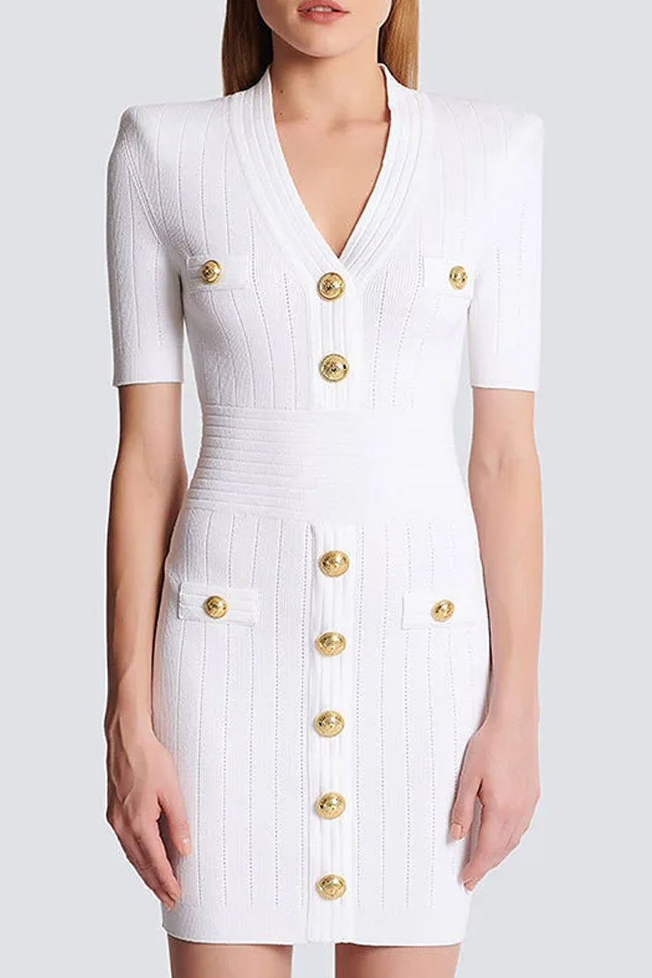 Fable Mini Knit Bandage Dress