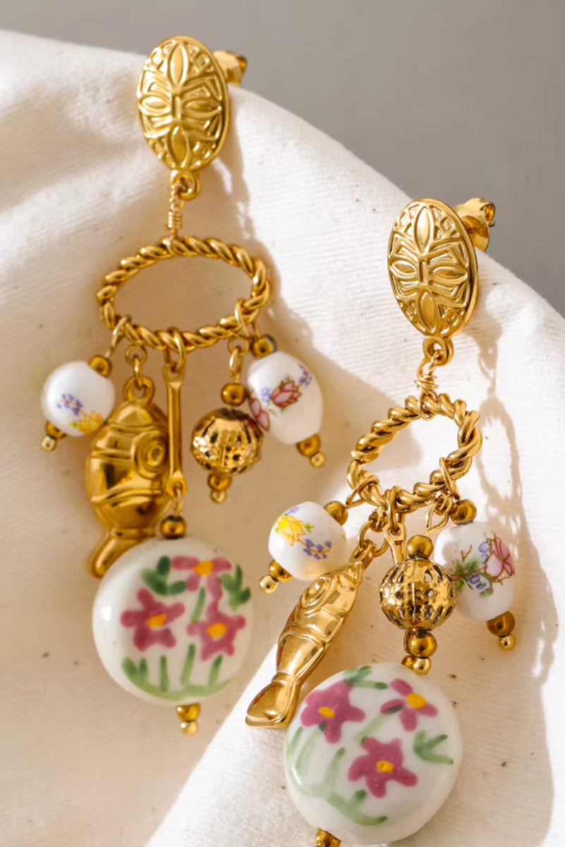 Ephyra Χρυσά Σκουλαρίκια | Σκουλαρίκια - Earrings | Ephyra Gold Earrings