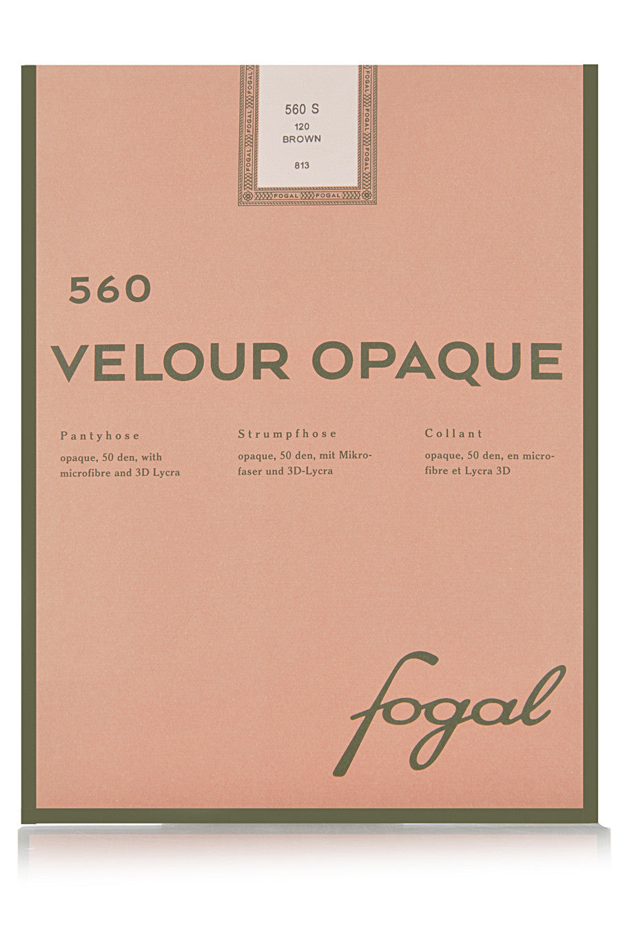 FOGAL 560 VELOUR OPAQUE Δαμασκηνί Καλσόν 405 Prune